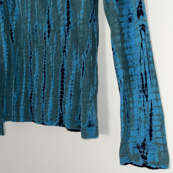 Proenza Schouler Tie Dye Striped Crew Neck Long Sleeve Tee Shirt T-Shirt - Picture 8 of 16